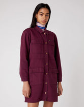 WRANGLER UTILITY DENIM DRESS DAMSKA SUKIENKA MATERIAŁOWA WILD BERRY W29YML14K 112128600